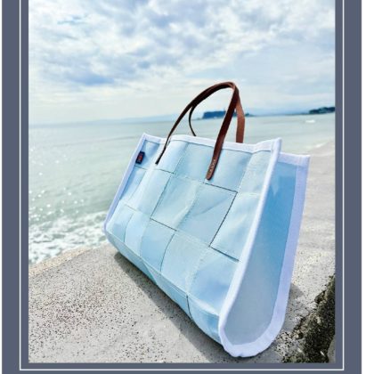 佐助カフェで出展した「セイルで作る小物展 2025」の展示イメージ